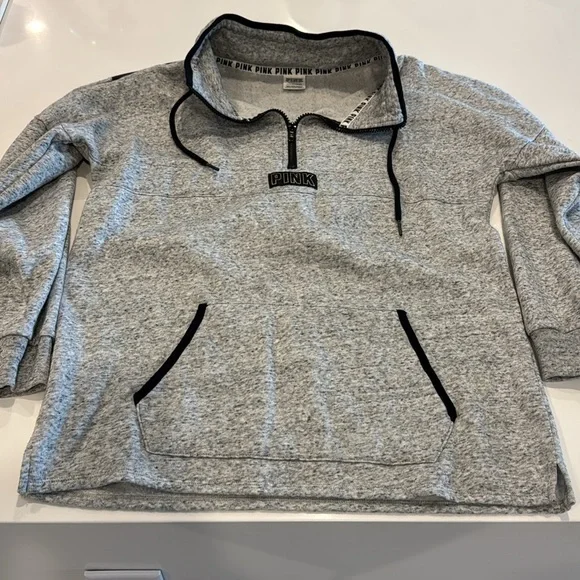 PINK Victoria's Secret Gray Sweatshirt - Picture 4 of 5
